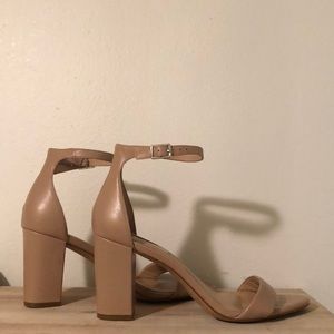 INTERNATIONAL CONCEPTS Nude Sandal Heel